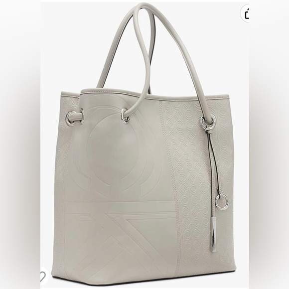 Calvin Klein Gabrianna Monogram North/South Tote - Picture 3 of 9